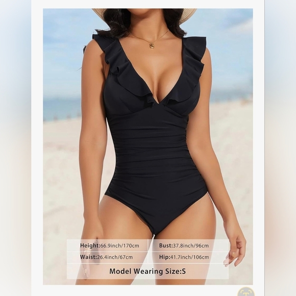 SHAPERIN Women's Puffle One Piece Swimsuit #974 - Picture 10 of 12